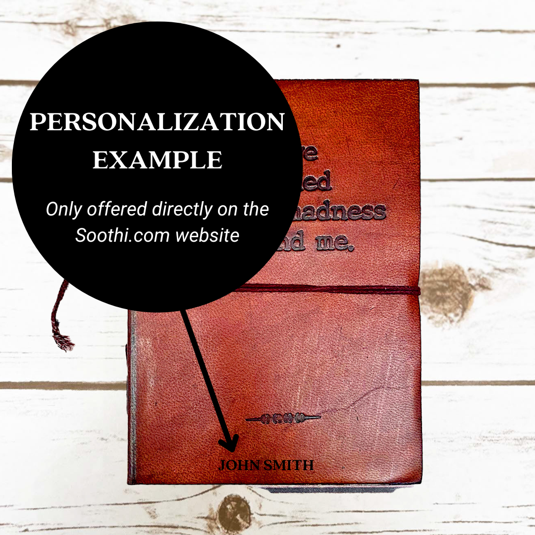 Handcrafted journal bleed-resistant and fountain pen-friendly – beautiful gift for writers, painters, and mindful creatives