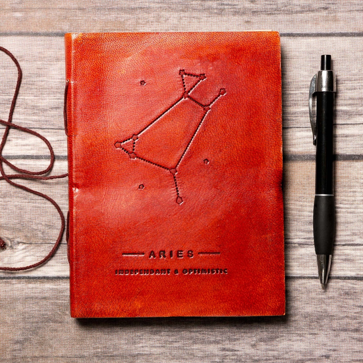 Astrology Zodiac Handmade Leather Journal