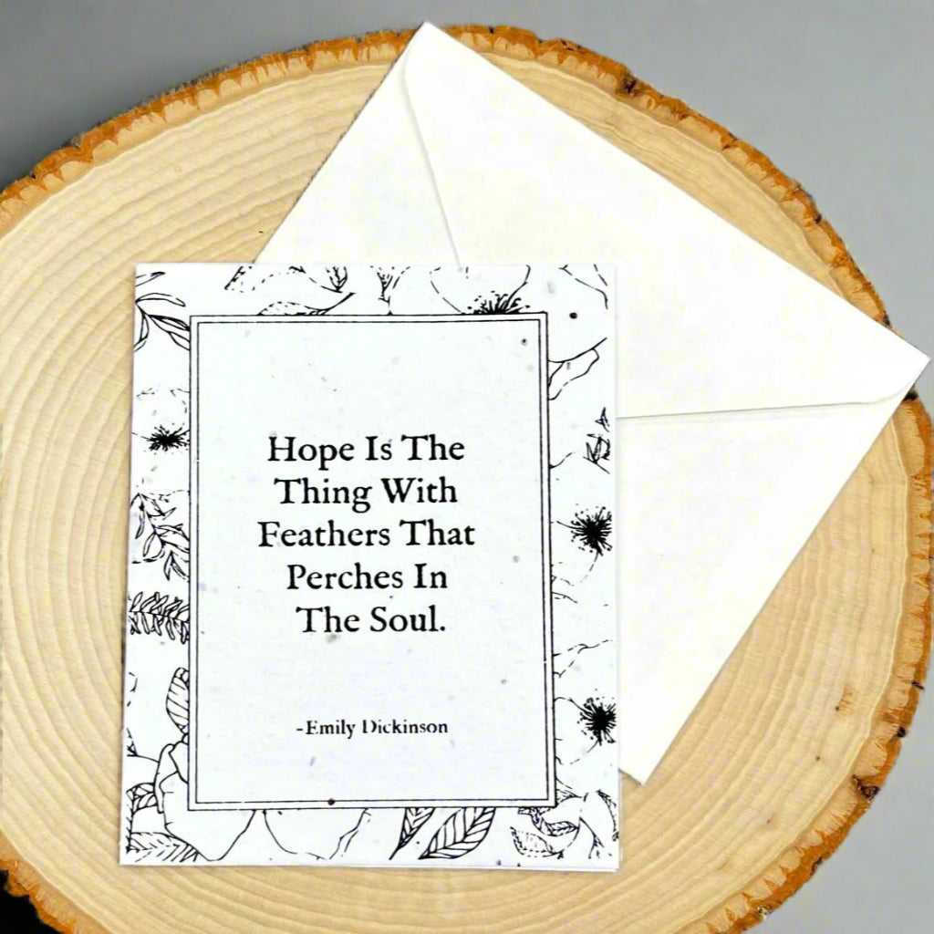 Emily Dickinson, Hope - Style 1