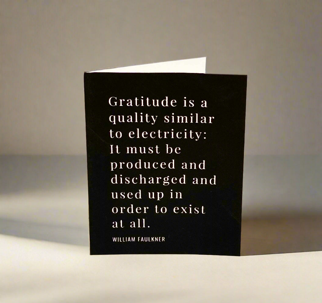 Thank You Card - William Faulkner