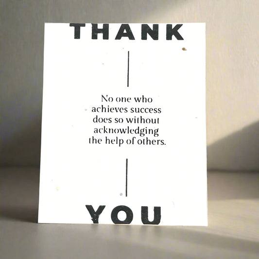 Acknowledging The Help Of Others