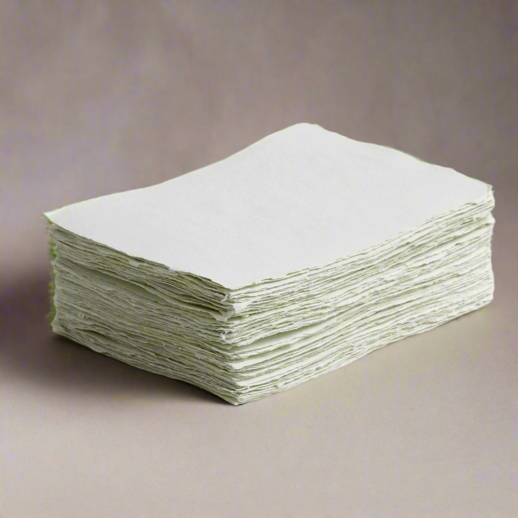 Handmade Khadi Paper Sheets - Set of 10 in 4 Elegant Colors