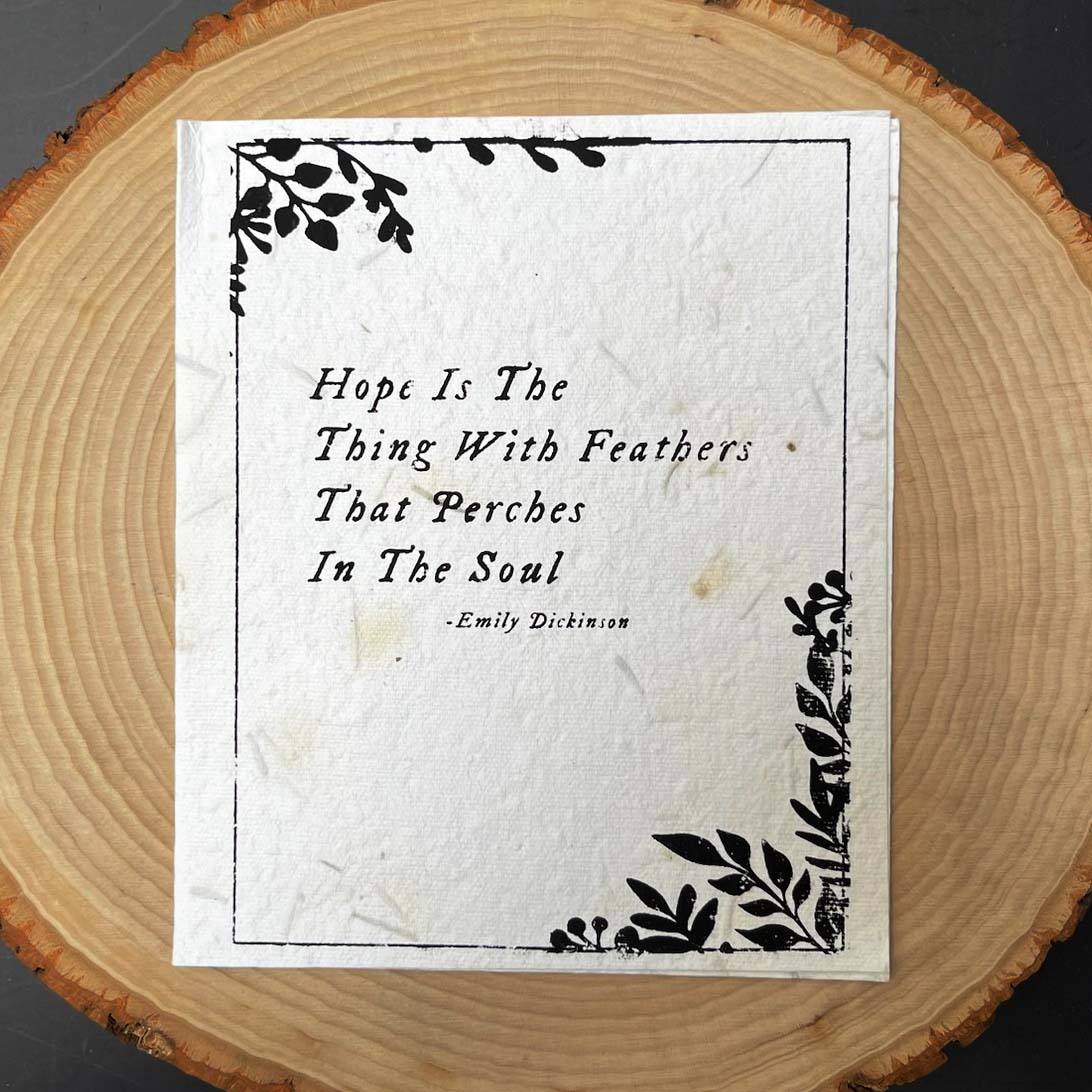 Emily Dickinson, Hope