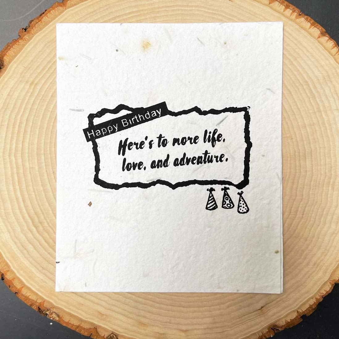 Happy Birthday Card, Toast