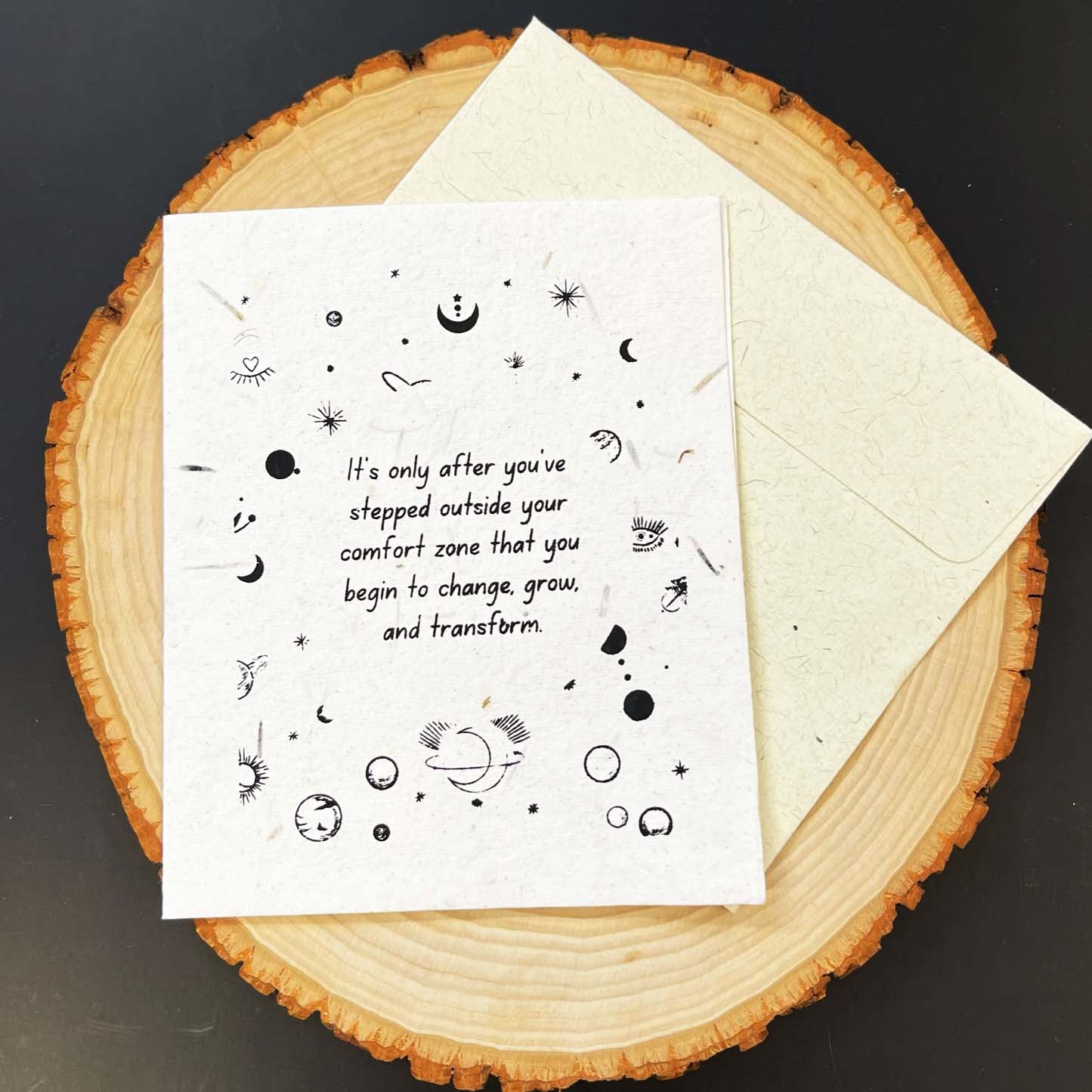 Seed Paper Plantable Card - Grown And Transform