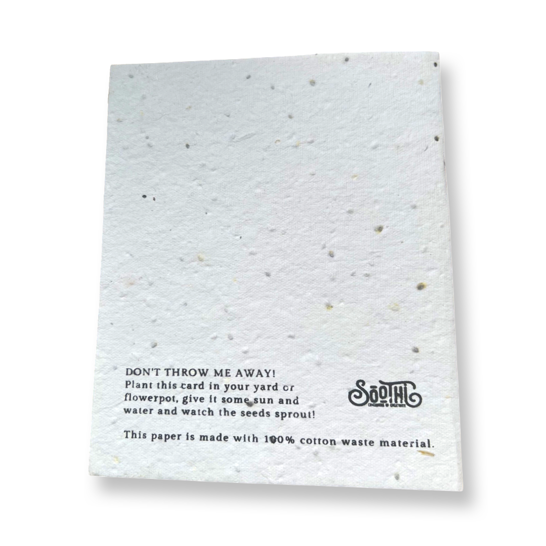 Seed Paper Thank You Card