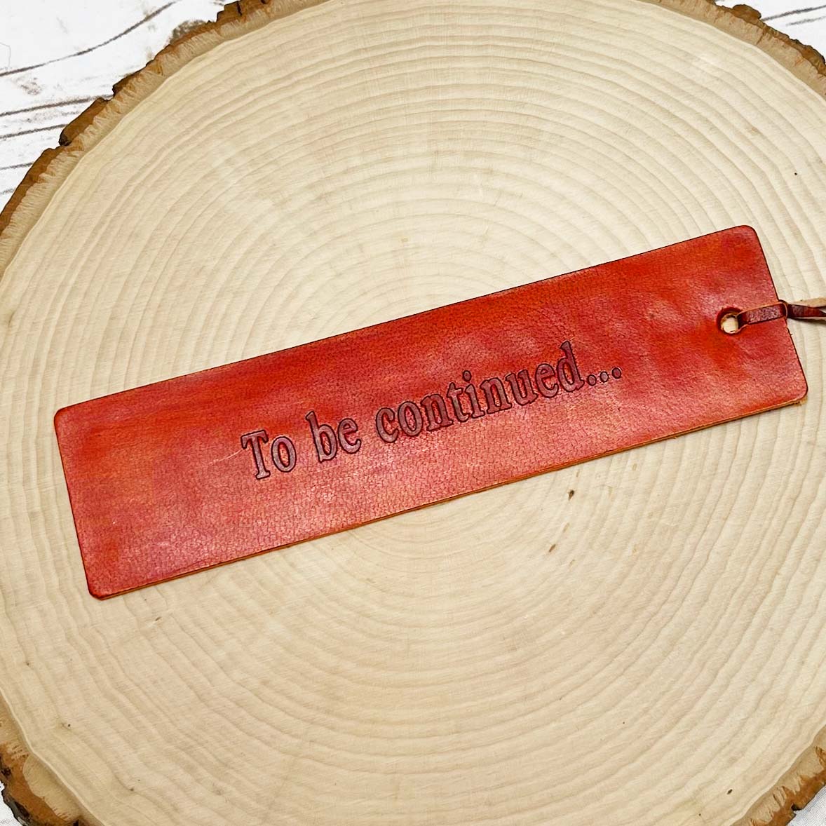 Soothi handcrafted leather bookmark with inspirational quote – timeless, durable, and perfect for thoughtful reading moments