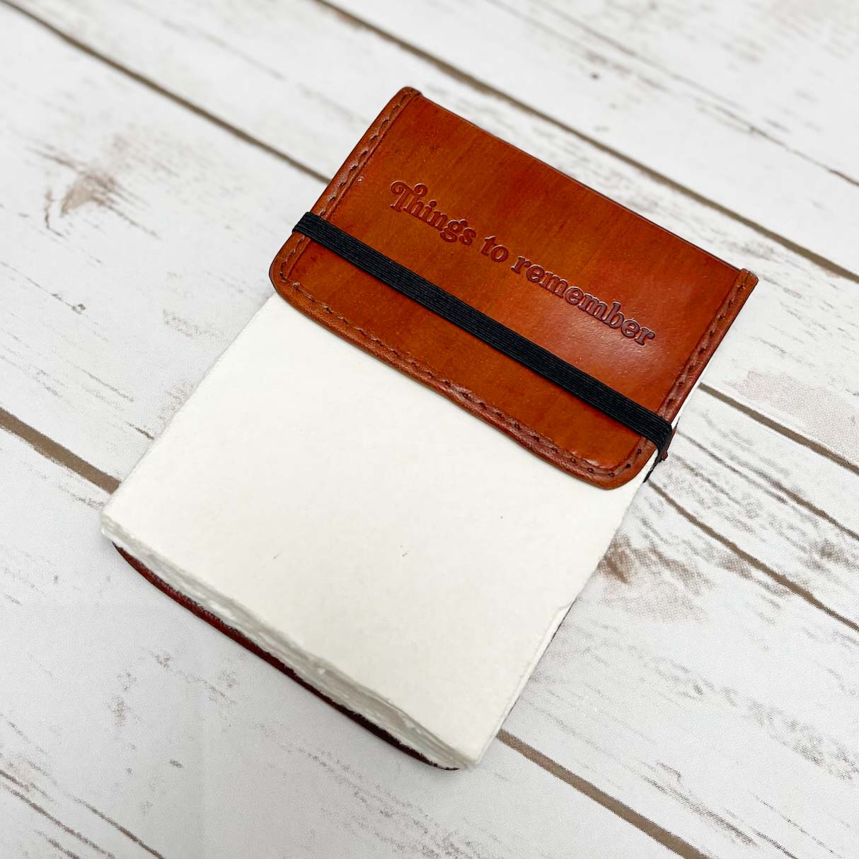 Brown Flap Notepad - Things To Remember