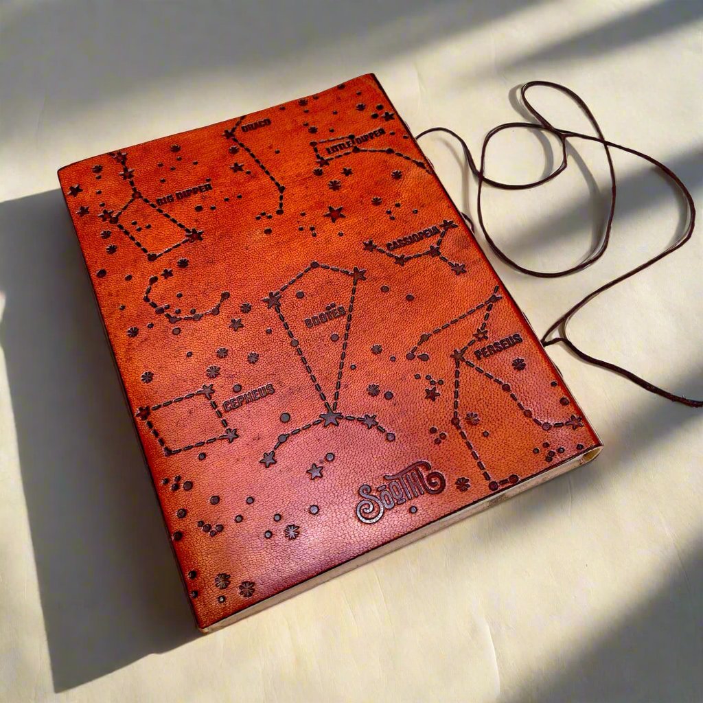 Handcrafted journal bleed-resistant and fountain pen-friendly – beautiful gift for writers, painters, and mindful creatives