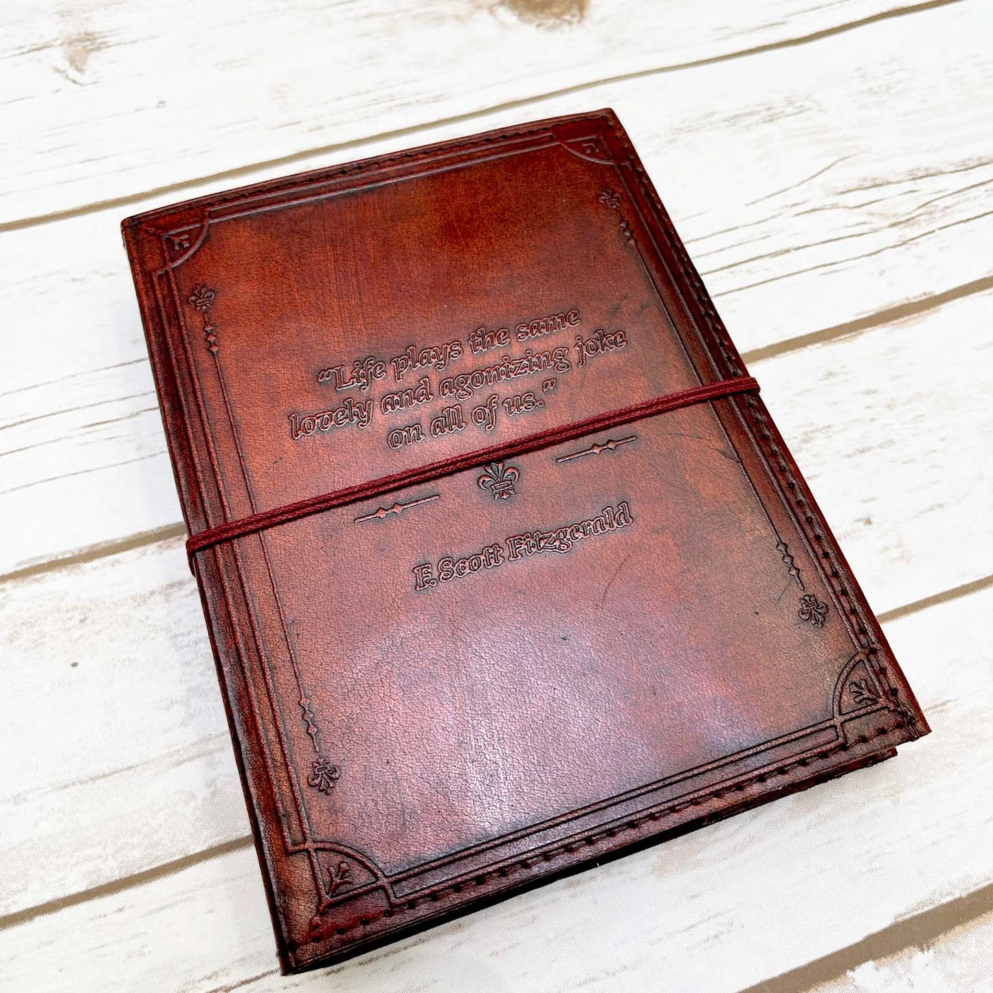 F. Scott Fitzgerald Refillable Leather Journal