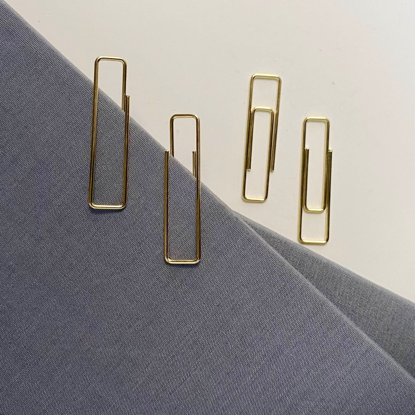 Stylish Gold Paper Clips - Unique Geometric & Decorative Designs (20 PCS)