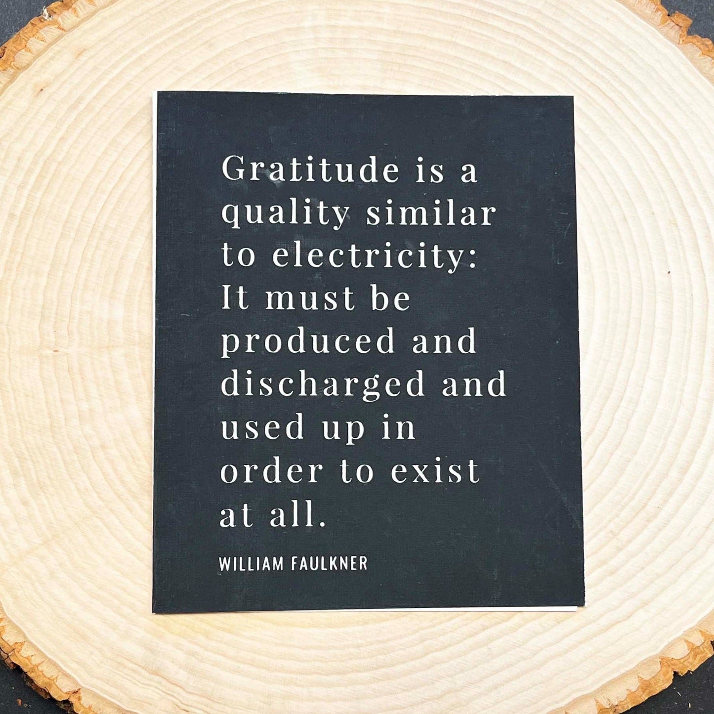 Thank You Card - William Faulkner