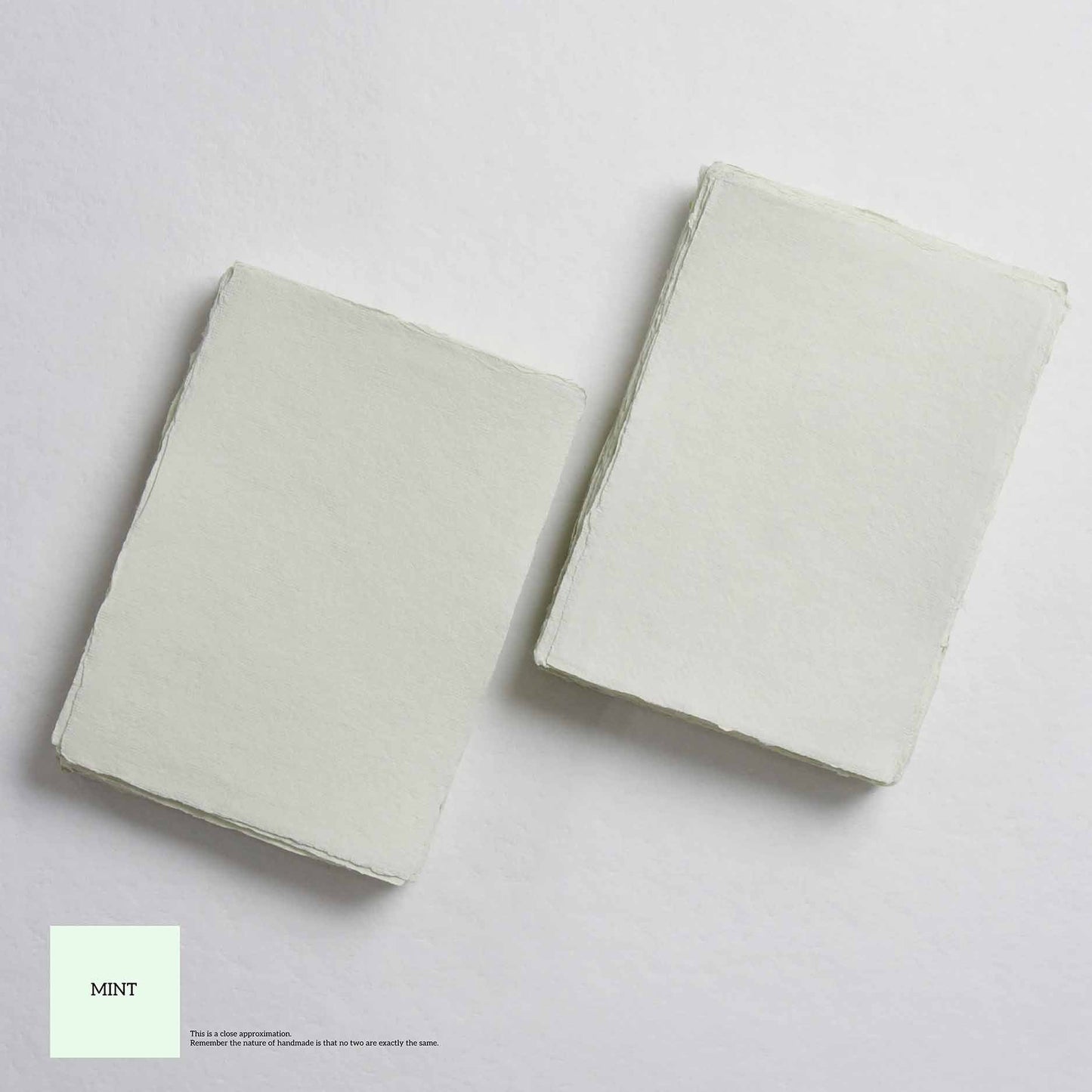 Handmade Khadi Paper Sheets - Set of 10 in 4 Elegant Colors