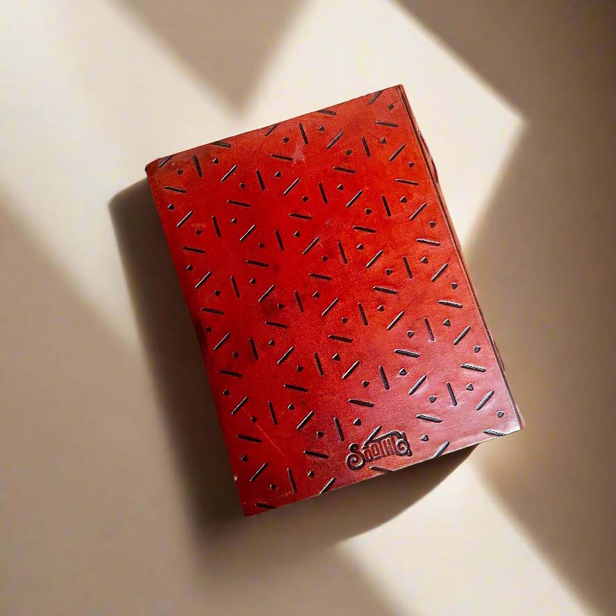 Handmade Leather Journal - "Quiet the Mind & the Soul Will Speak"