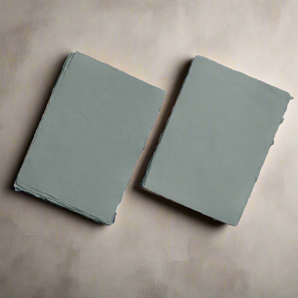 Handmade Khadi Paper Sheets - Set of 10 in 4 Elegant Colors