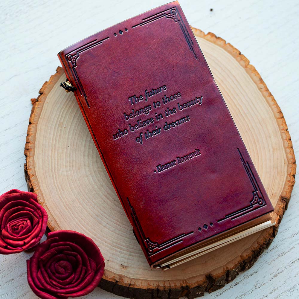 The Future Belongs - Eleanor Roosevelt Quote Traveler’s Notebook