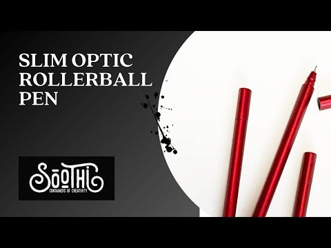 Fine Point Rollerball Pen (0.4mm) - Smooth Writing, Comfortable Grip
