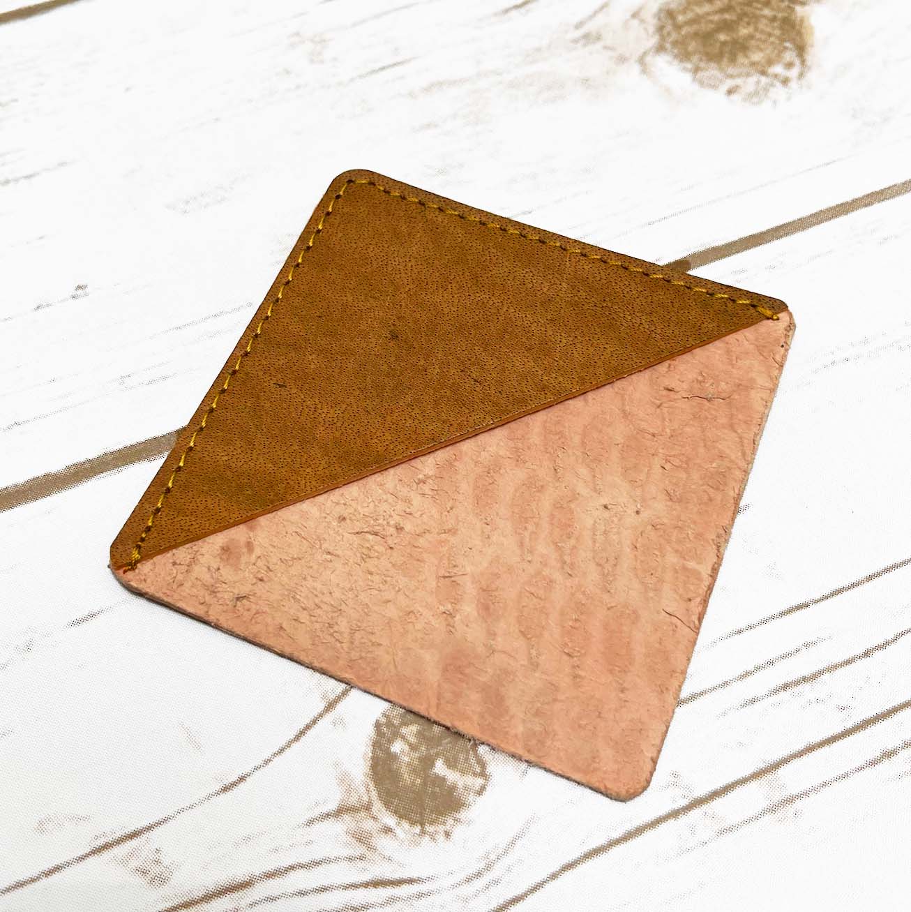 Rustic leather bookmark with quote design – perfect companion for journals, novels, and gifting