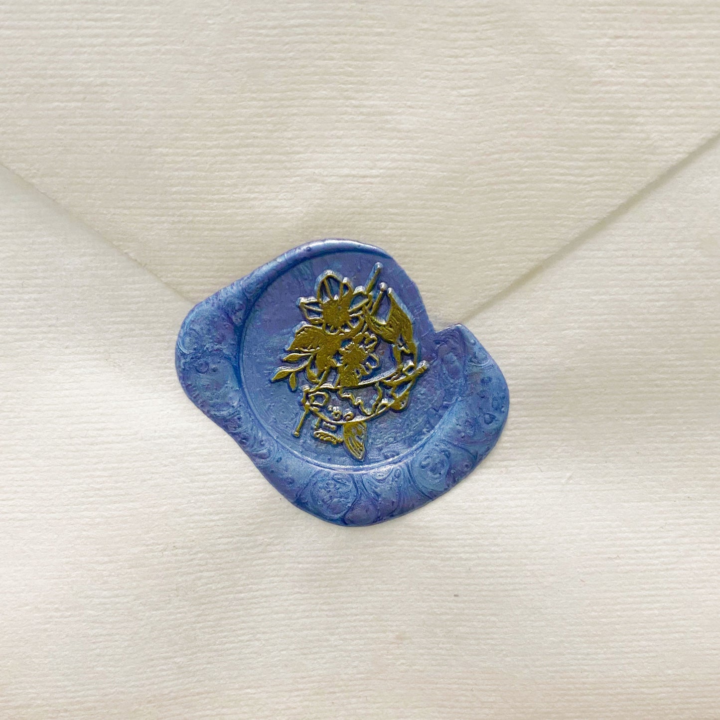 Koi Fish gold wax seal stamp – infuse your letters with cosmic wonder and timeless beauty