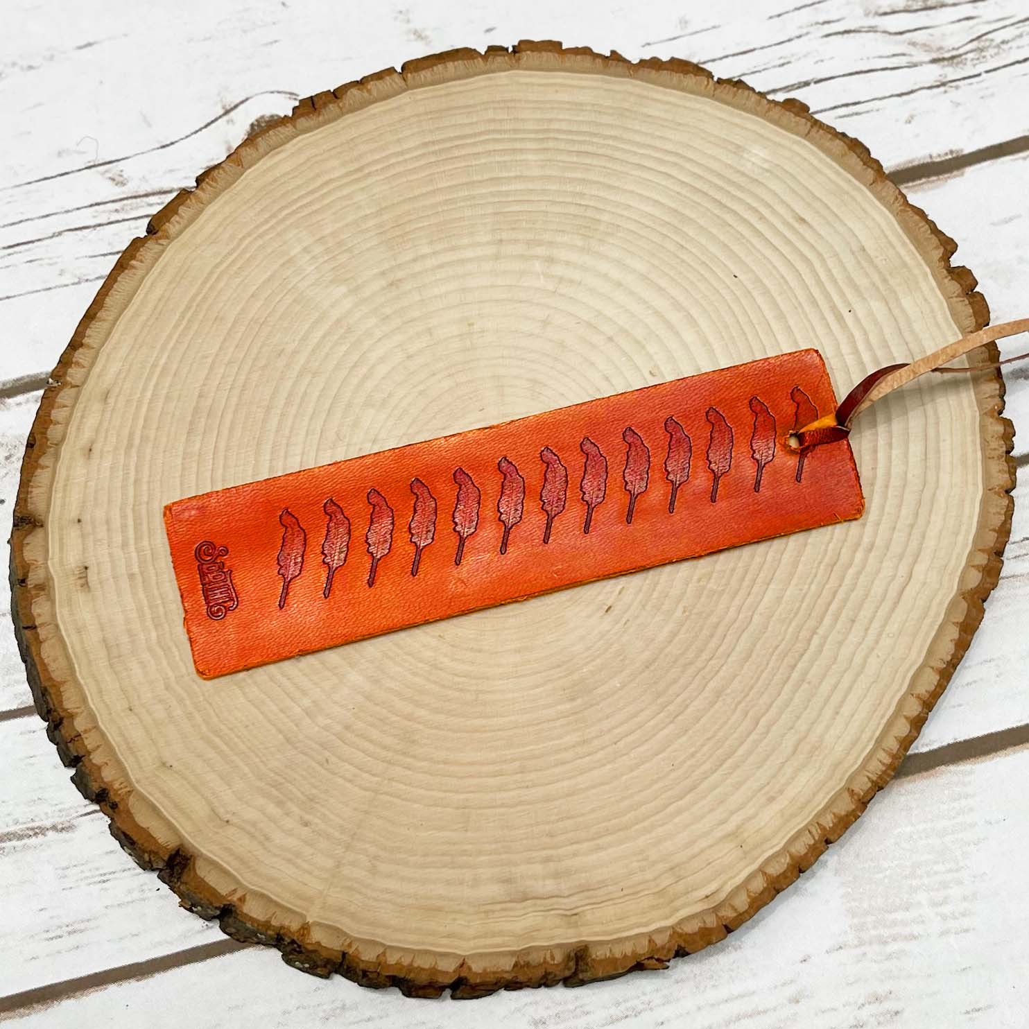 Soothi handcrafted leather bookmark with inspirational quote – timeless, durable, and perfect for thoughtful reading moments