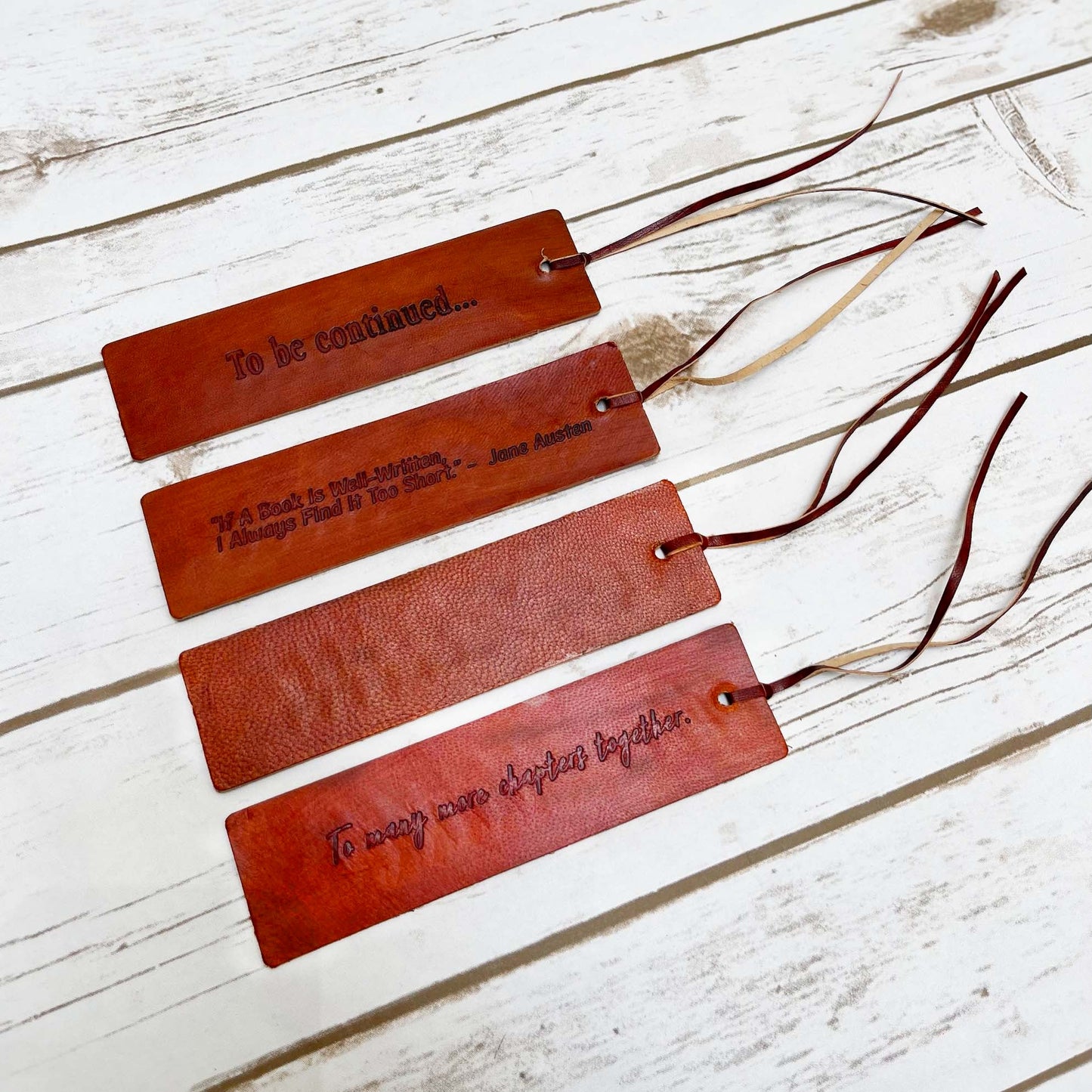 Soothi handcrafted leather bookmark with inspirational quote – timeless, durable, and perfect for thoughtful reading moments