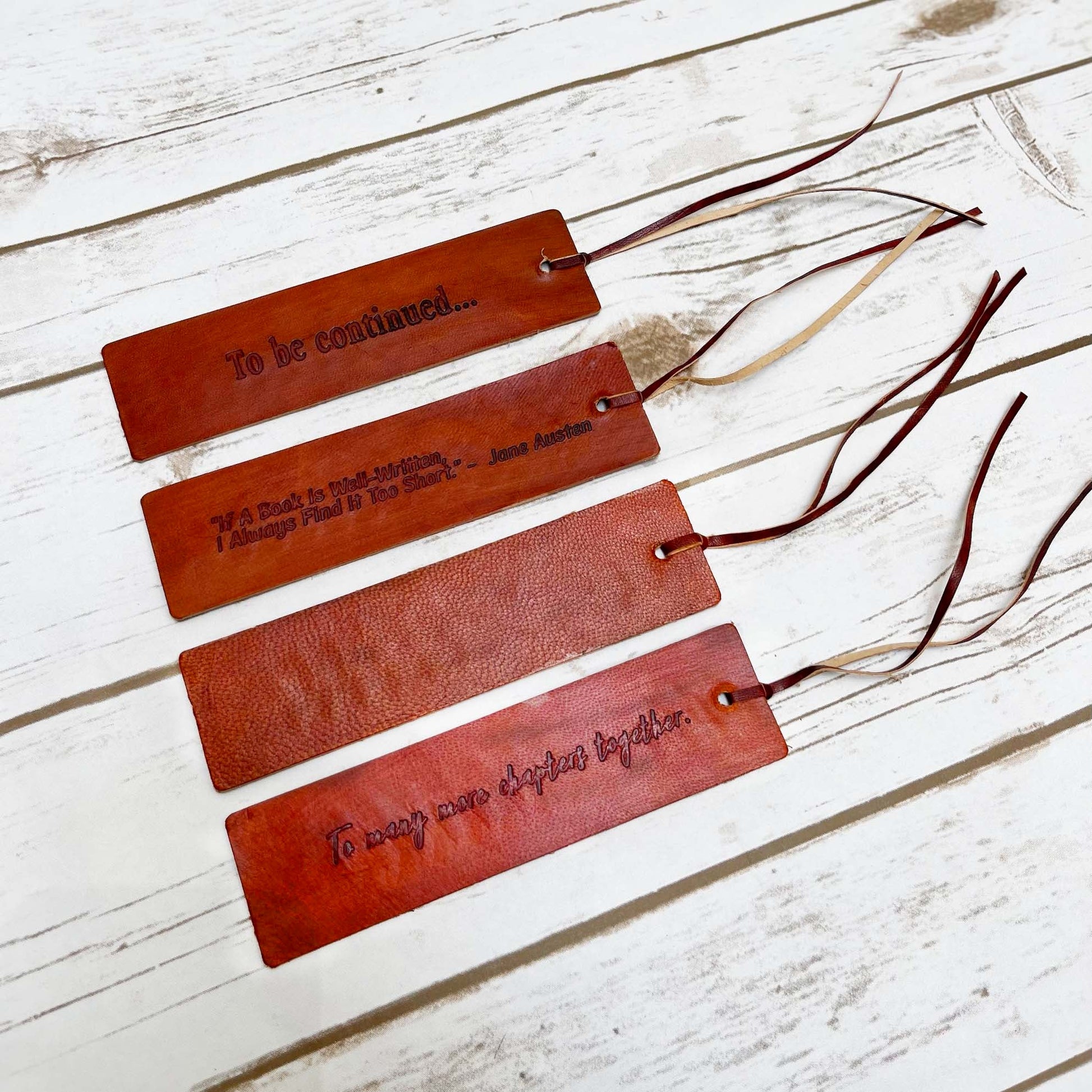 Soothi handcrafted leather bookmark with inspirational quote – timeless, durable, and perfect for thoughtful reading moments