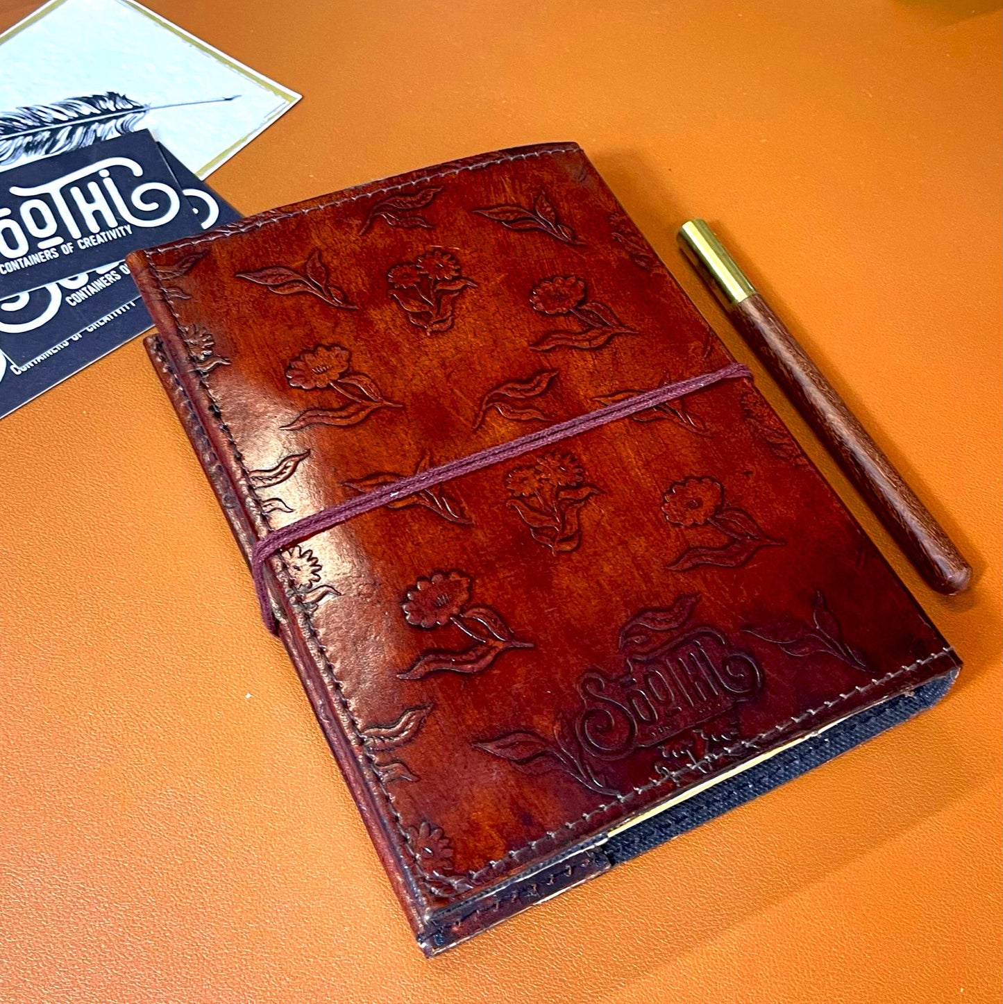 Emily Dickinson Refillable Leather Journal