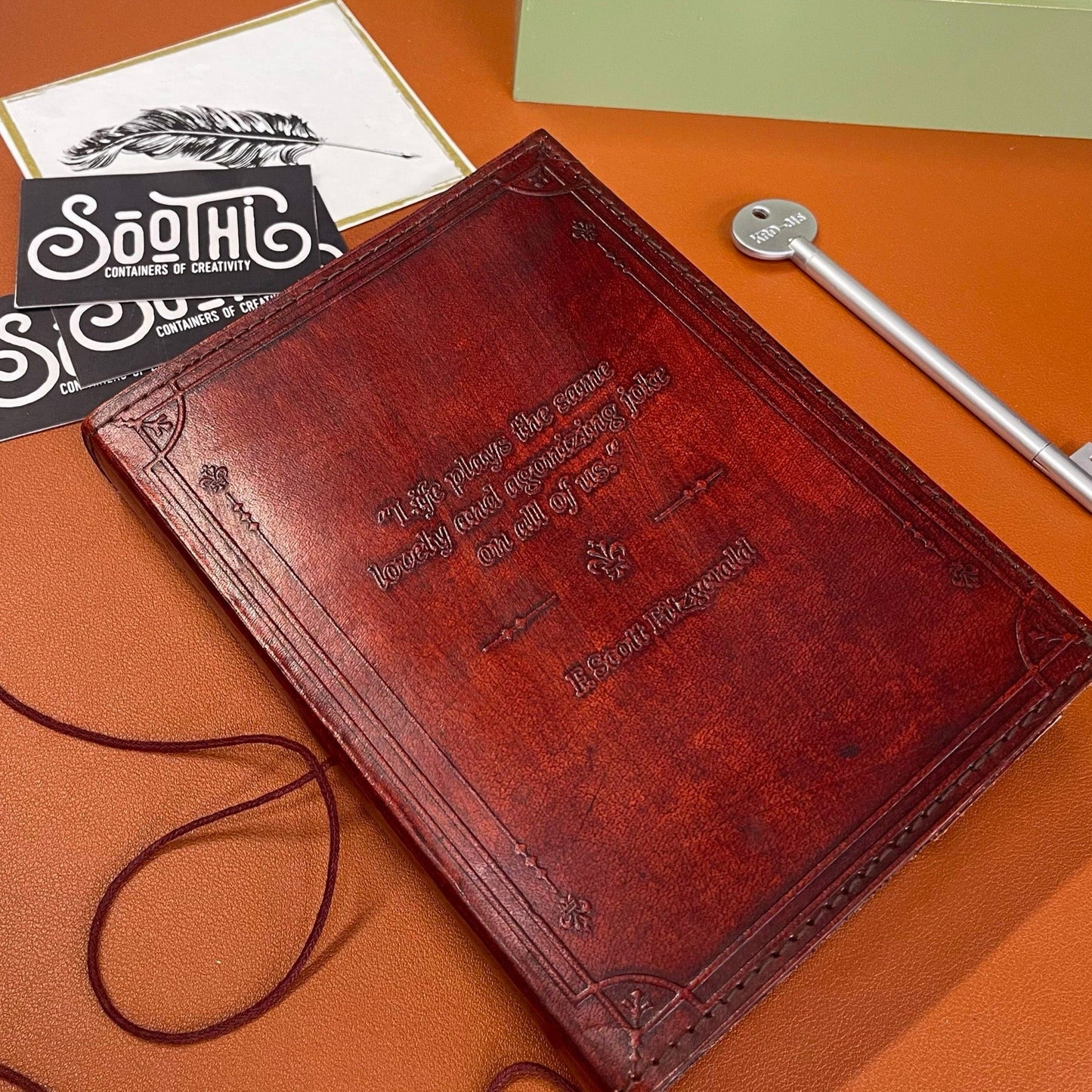 F. Scott Fitzgerald Refillable Leather Journal