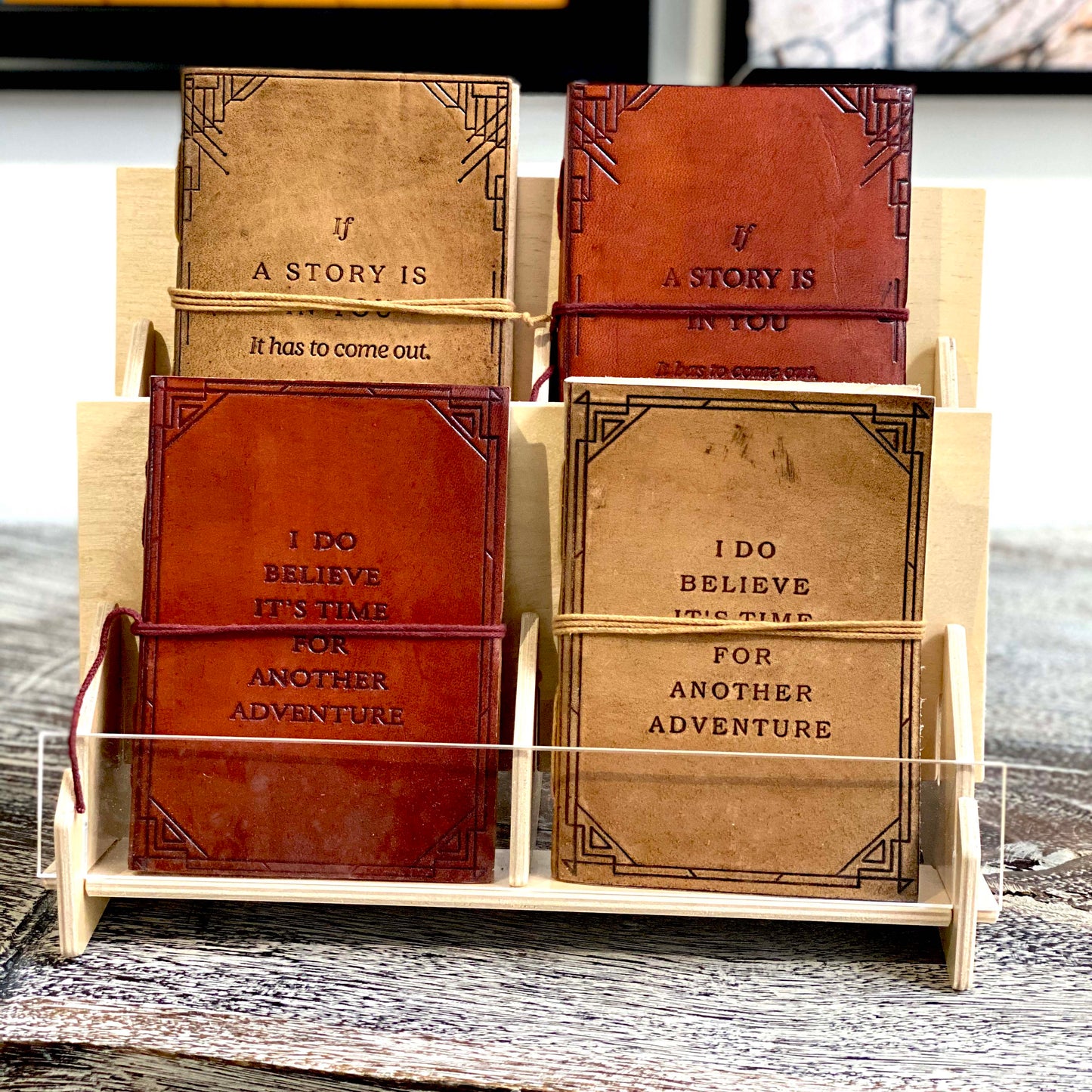 4 Journal Starter Collection + Display