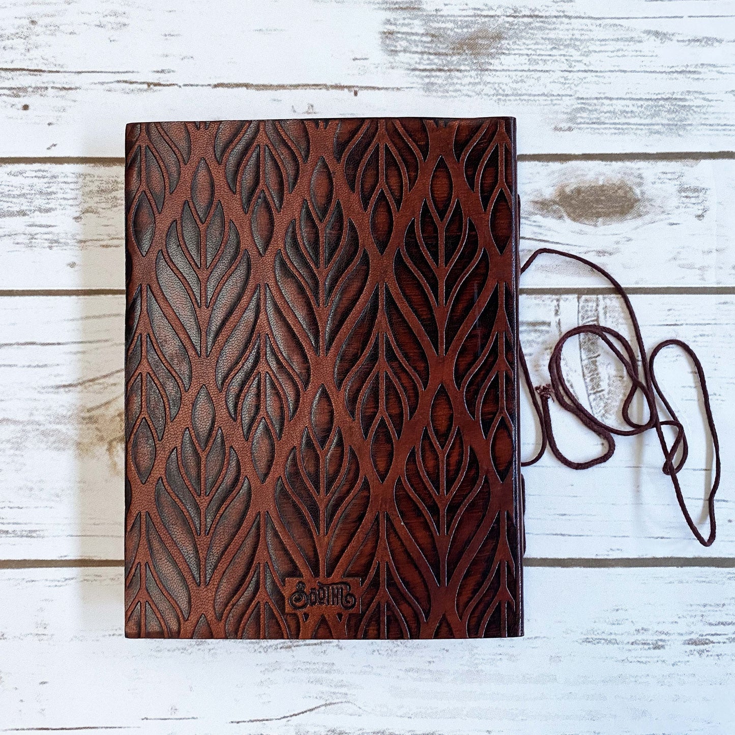 8x6 LINED "Shakespeare" Handmade Leather Journal - Leather Journals By Soothi