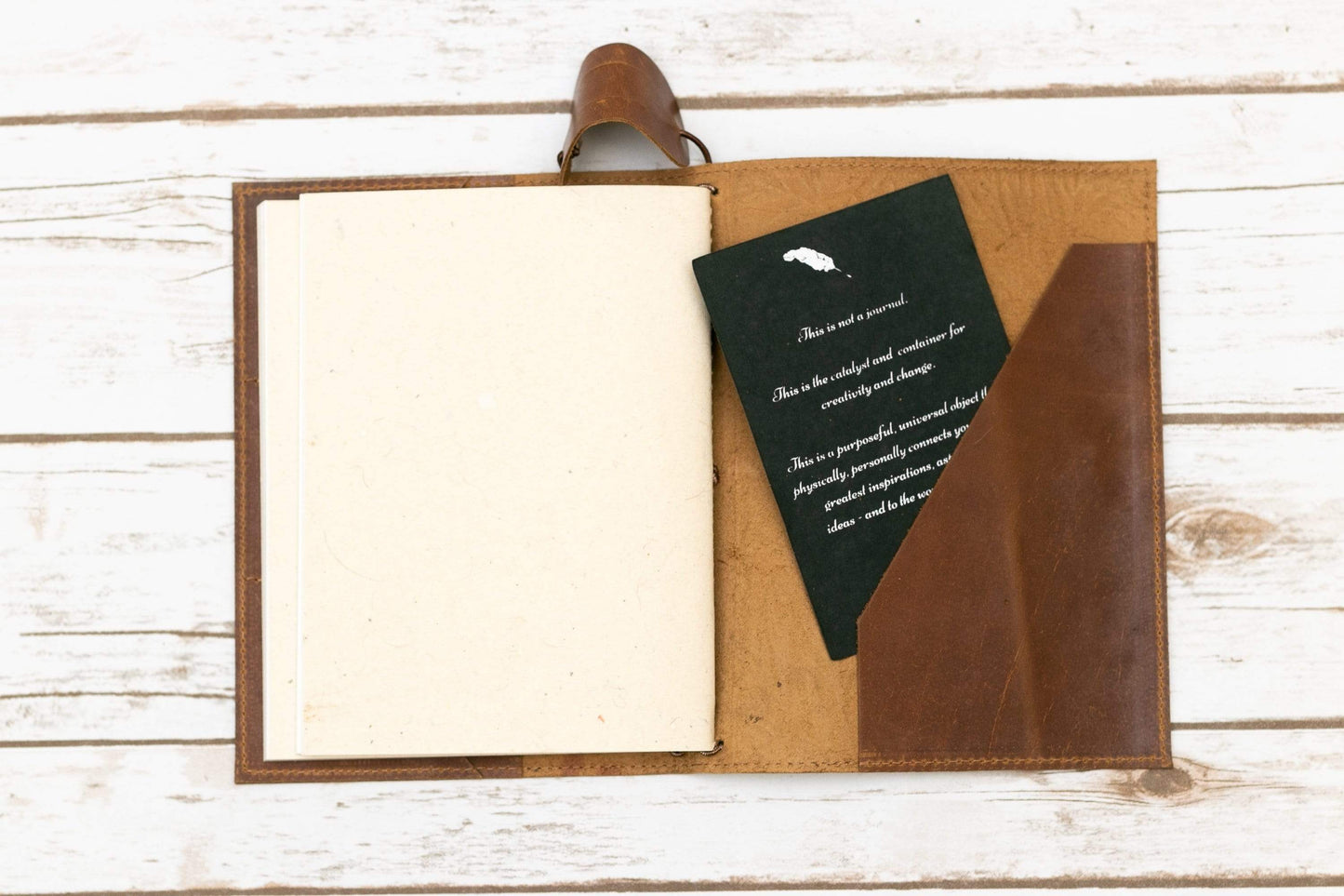 Custom A5 Traveler's Leather Journals
