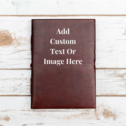 CUSTOM Printed Handmade Leather Journal