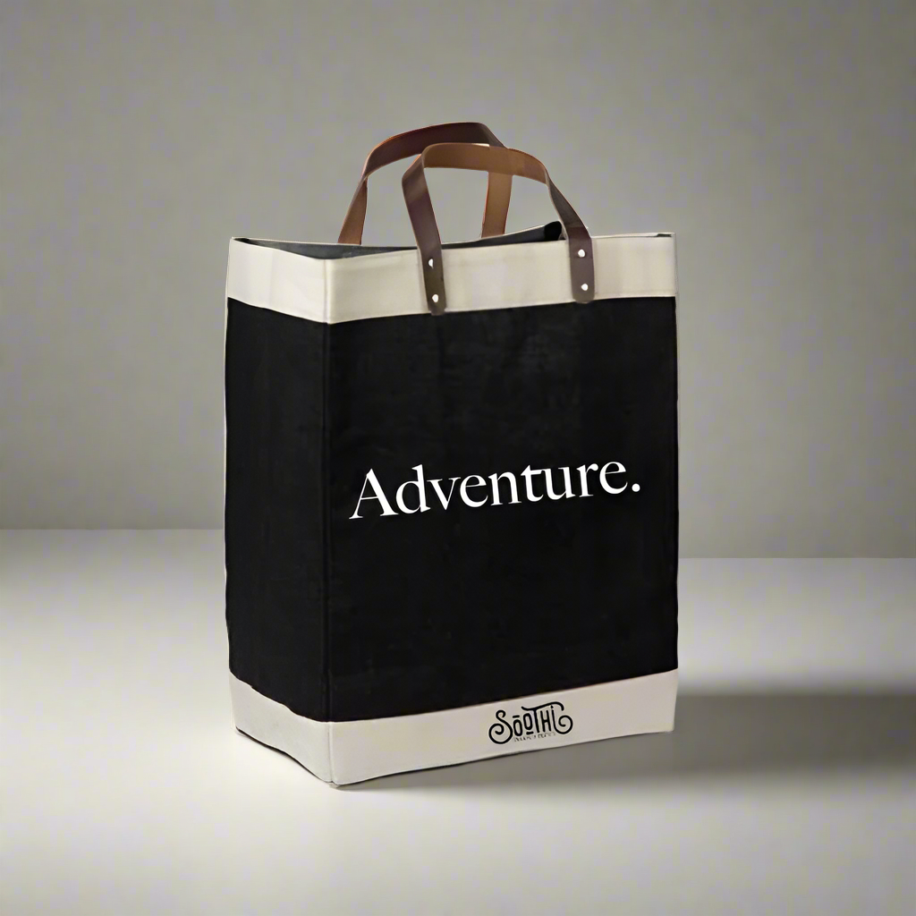 Inspirational Quote Jute Tote Bags - Stylish & Sustainable Shopping Bags