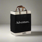 Inspirational Quote Jute Tote Bags - Stylish & Sustainable Shopping Bags