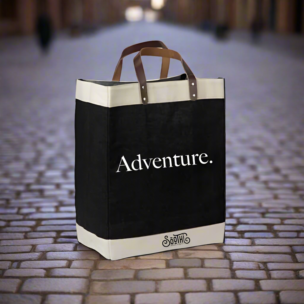 Inspirational Quote Jute Tote Bags - Stylish & Sustainable Shopping Bags