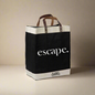 Inspirational Quote Jute Tote Bags - Stylish & Sustainable Shopping Bags