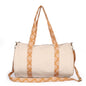 Artisan Canvas Duffle Bag - Washable Cotton Gym Bag & Compact Weekender