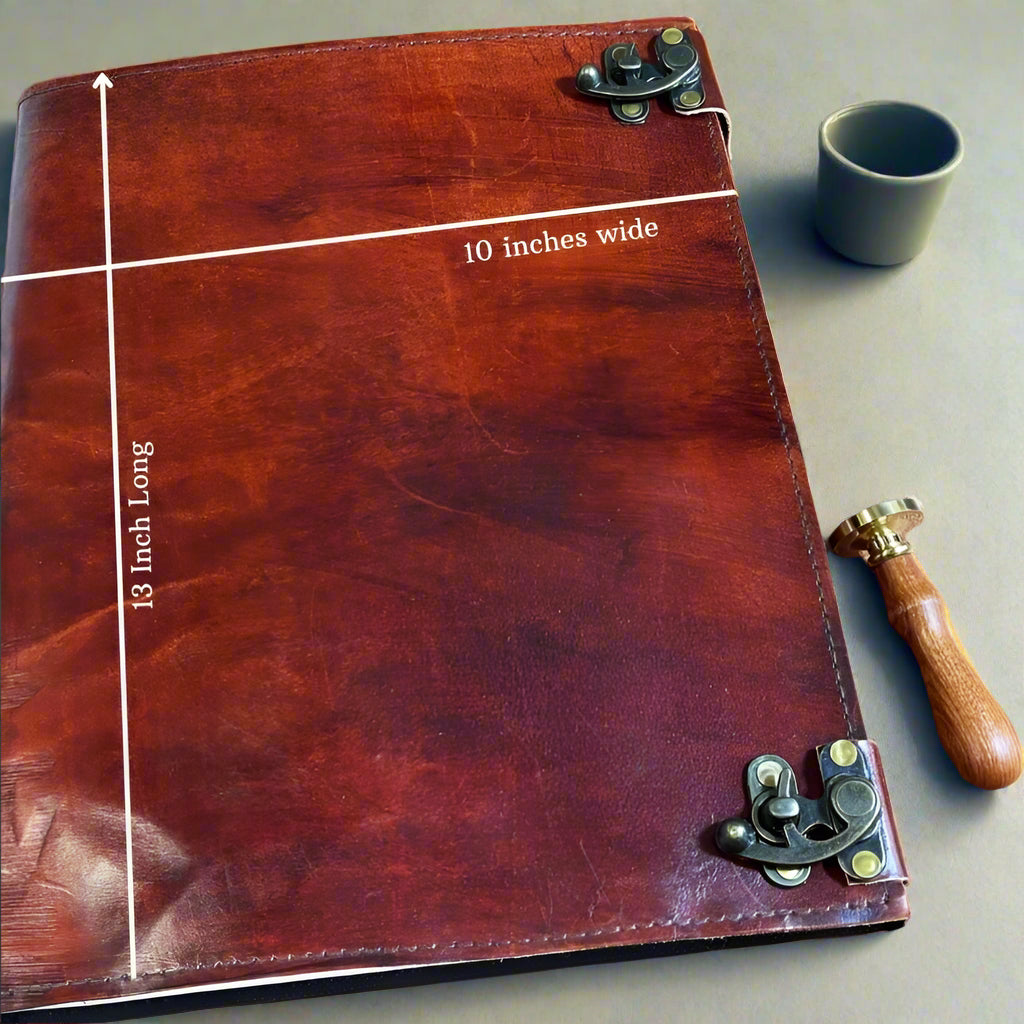 Floral-embossed leather notebook – perfect for garden lovers, creatives, and dreamers