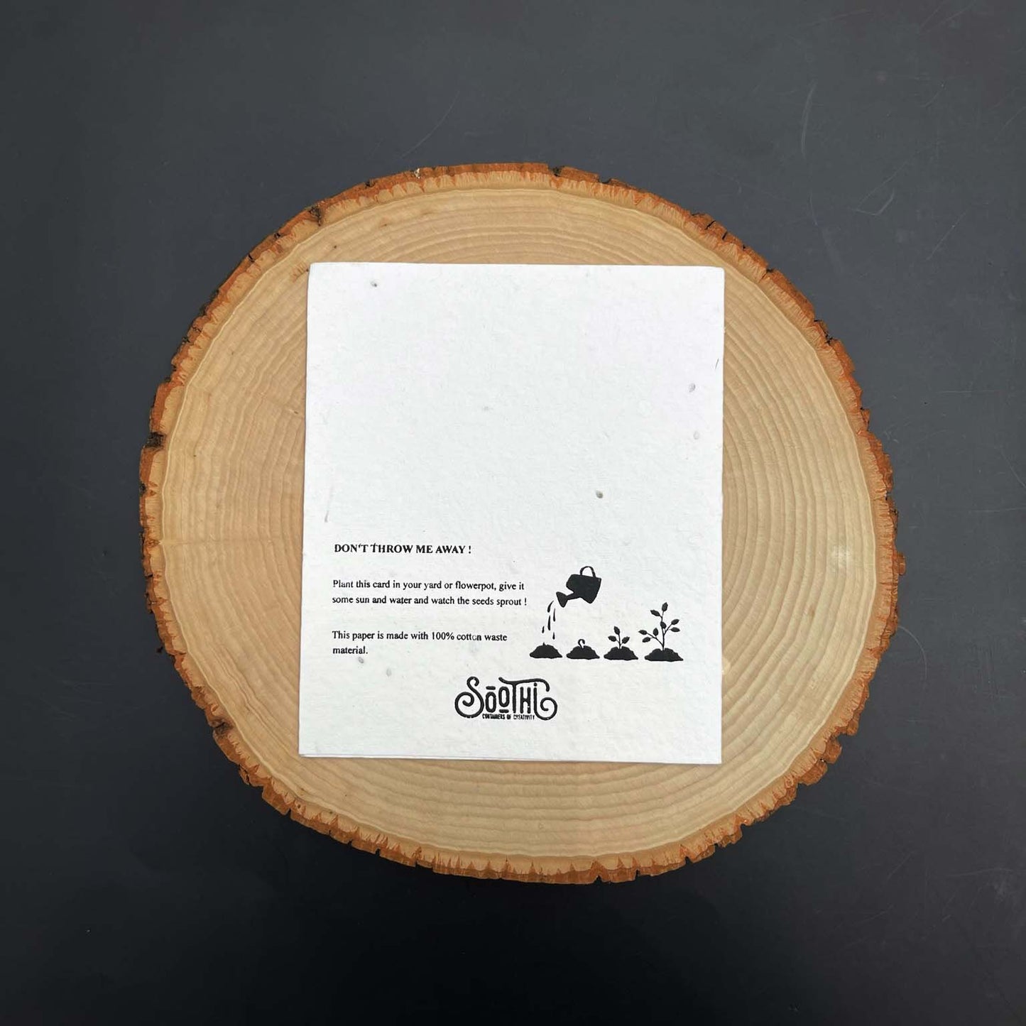 Seed Paper Plantable Card - Be Brave
