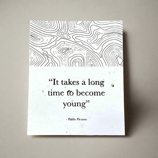 Birthday Card - Pablo Picasso Plantable Card