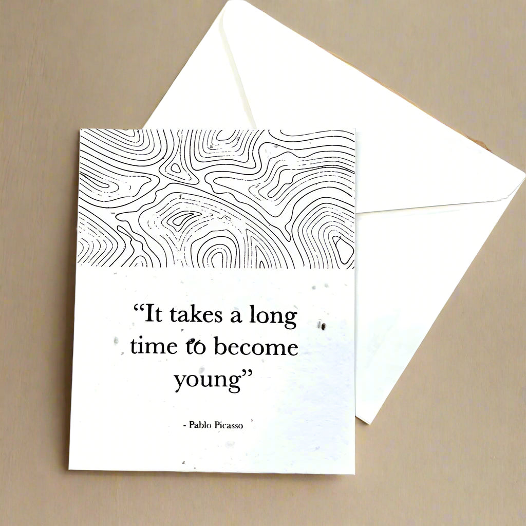 Birthday Card - Pablo Picasso Plantable Card
