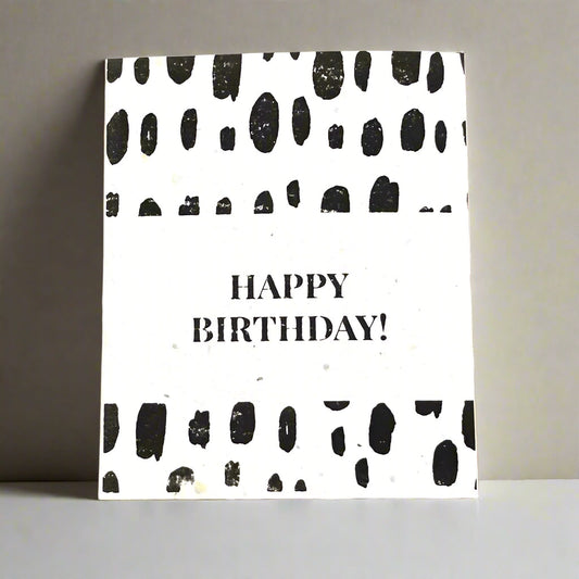Happy Birthday - Plantable Card