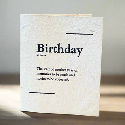 Birthday Plantable Card