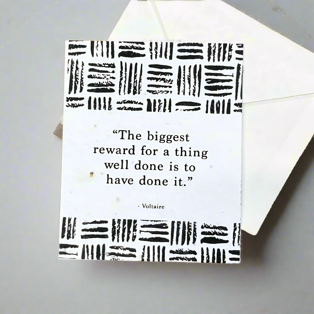 Things Well Done - Plantable Card