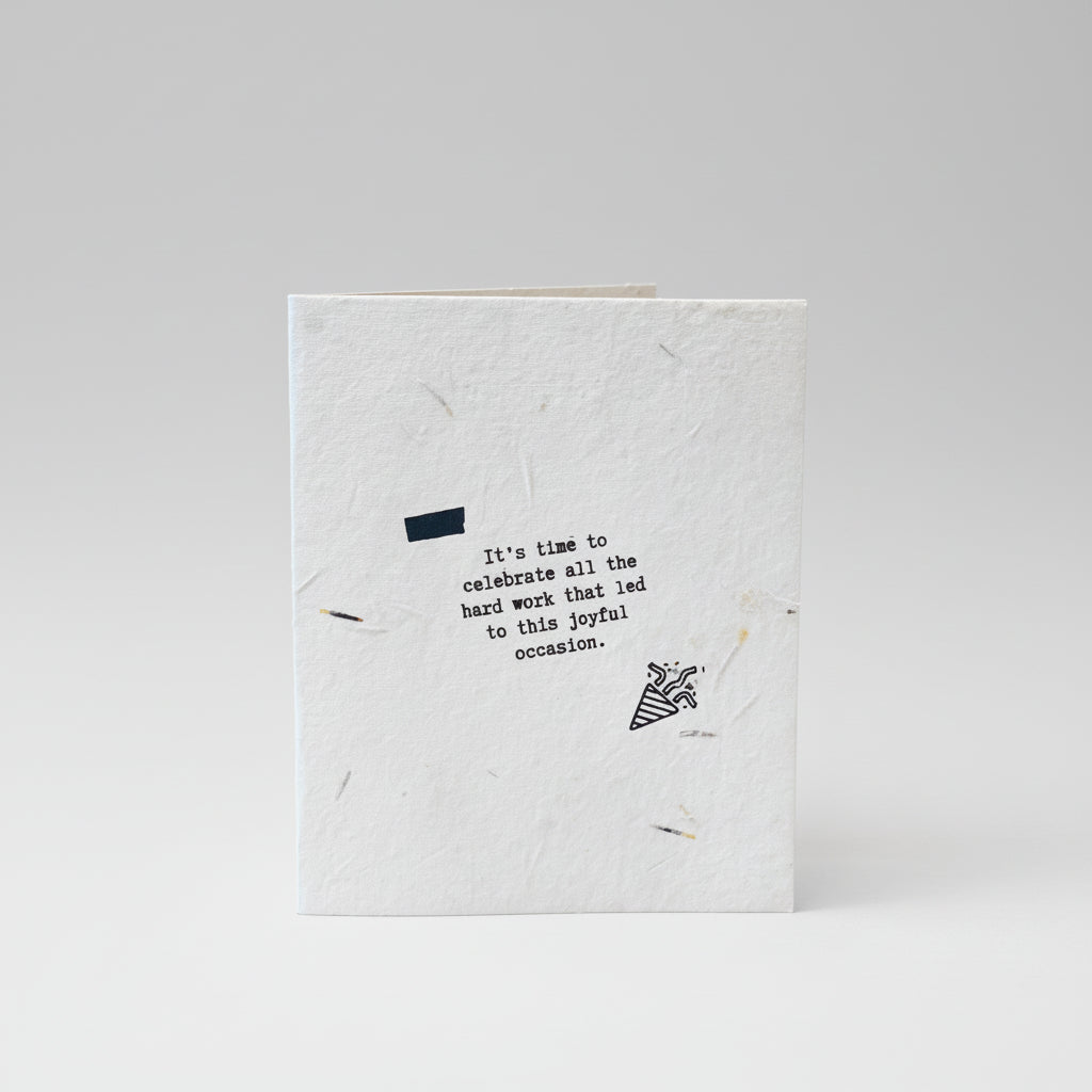 Seed Paper Plantable Card - Time To Celebrate