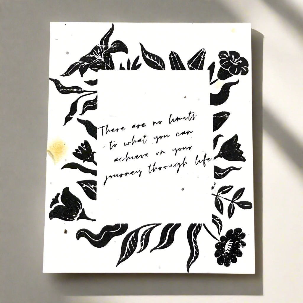 No limit to what you can achieve - Plantable Card