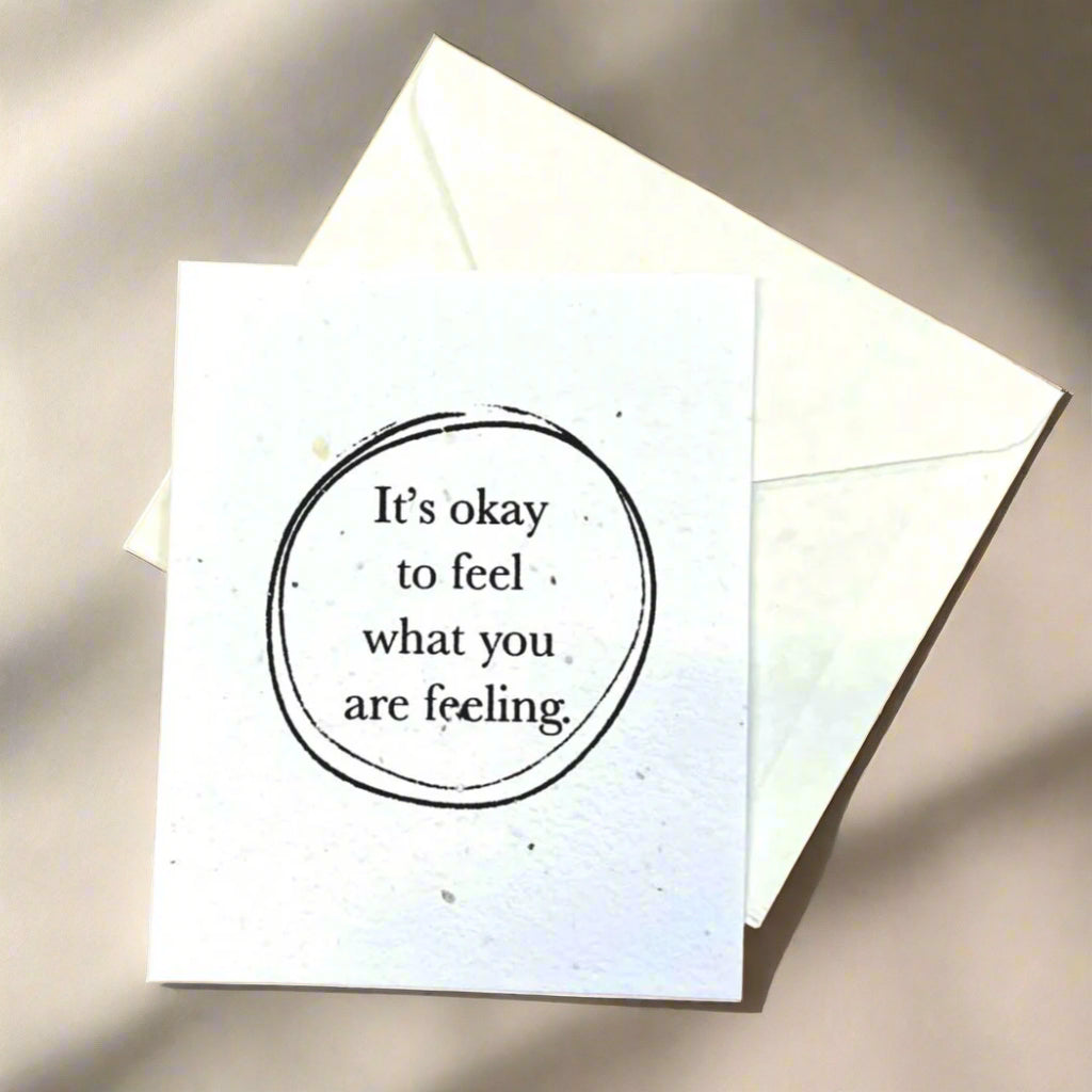 Feel Your Feelings - Plantable Card