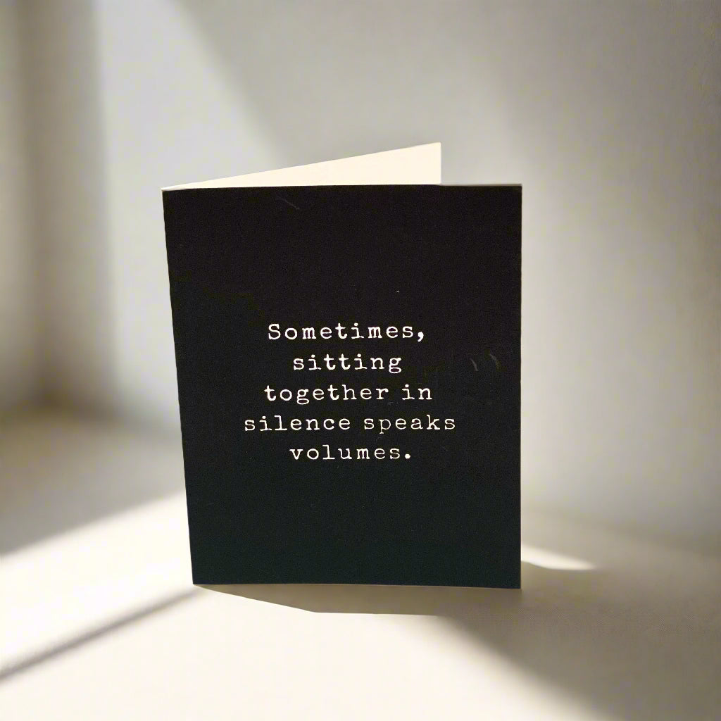 Sitting in Silence, Card