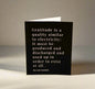Thank You- William Faulkner, Card