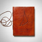 Astrology journal in leather cover – beautifully crafted for writing about your zodiac journey and planetary alignments